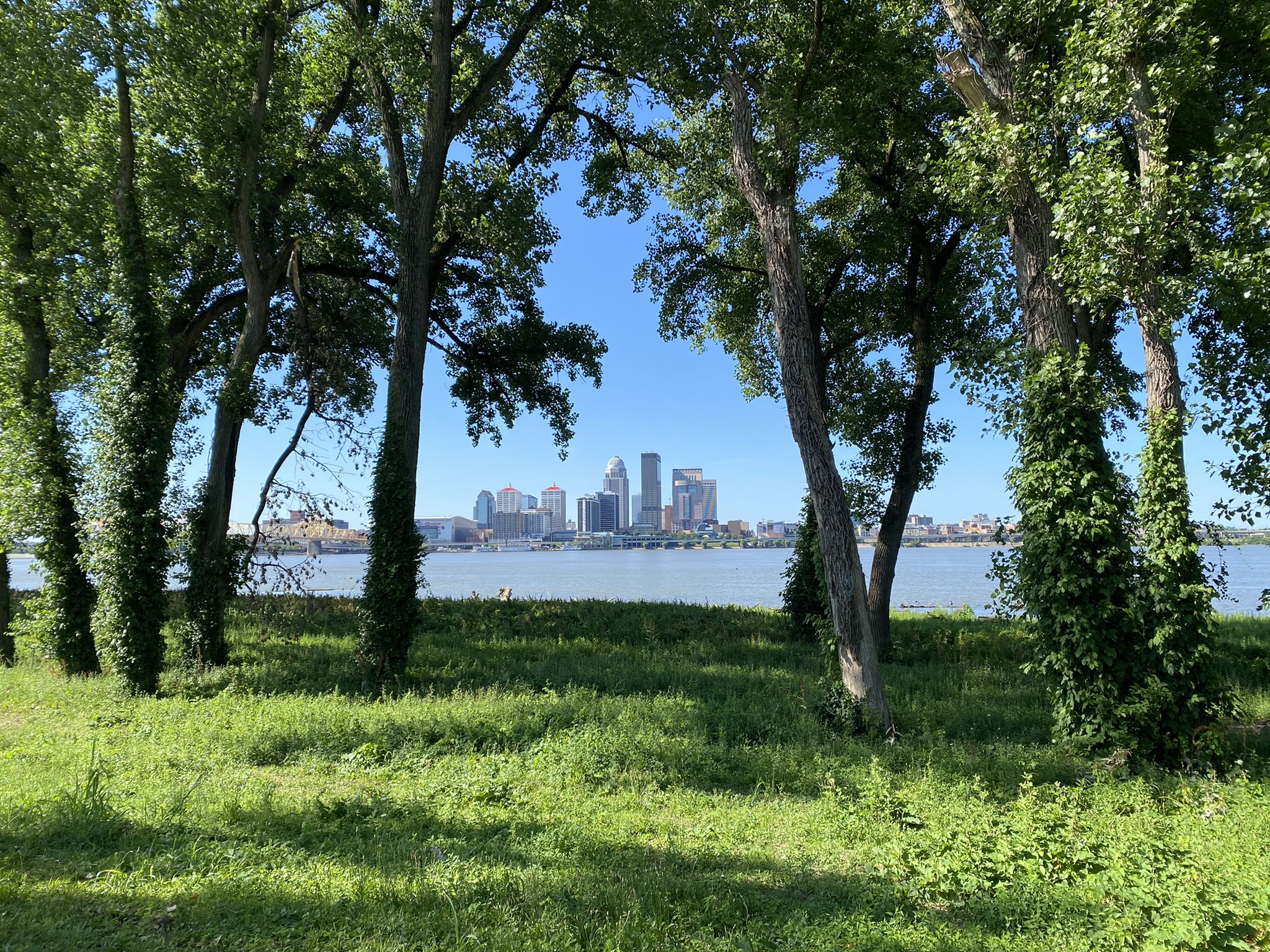 louisville as seen from Indiana