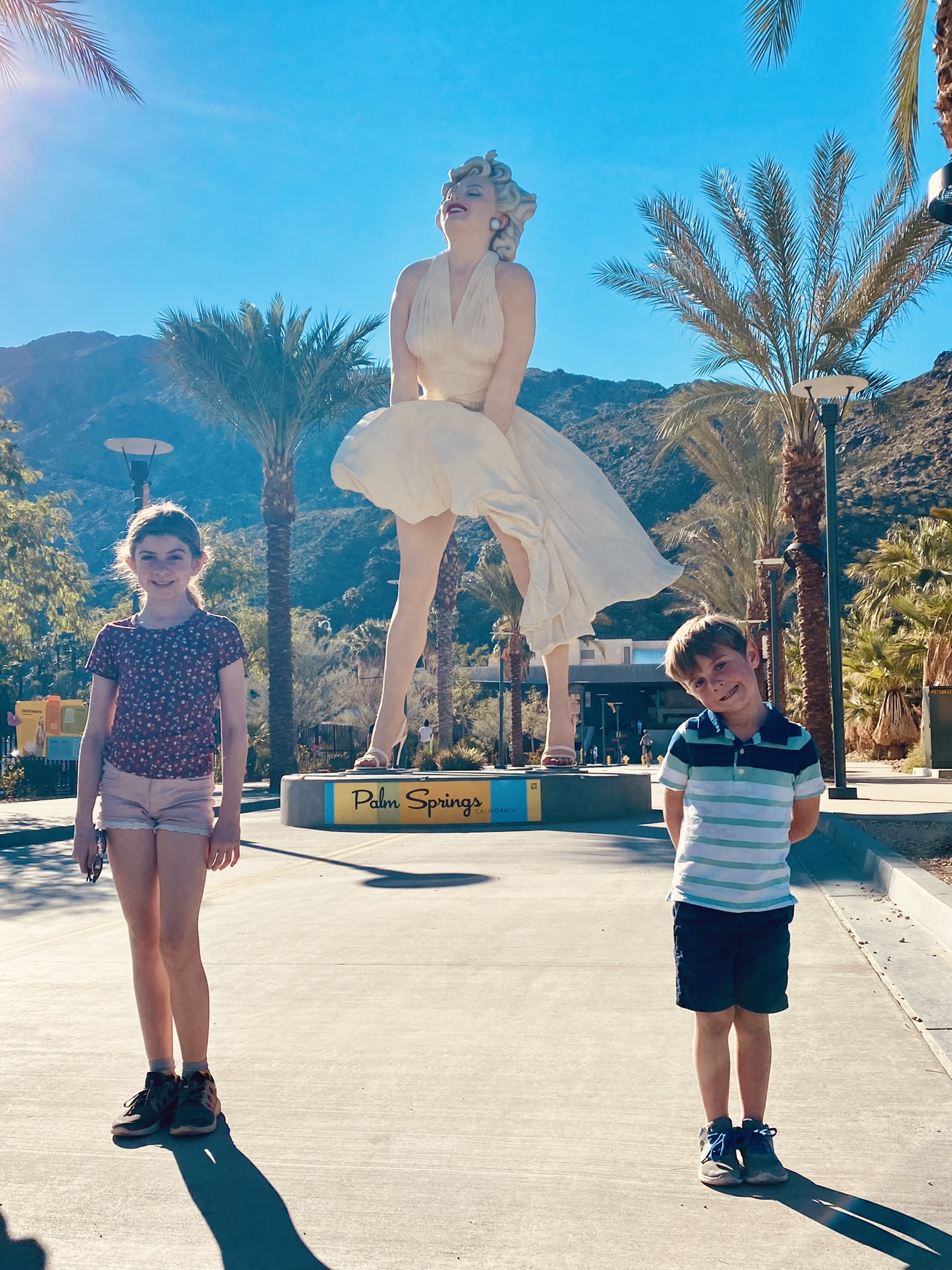 Palm Springs Marilyn Monroe statue
