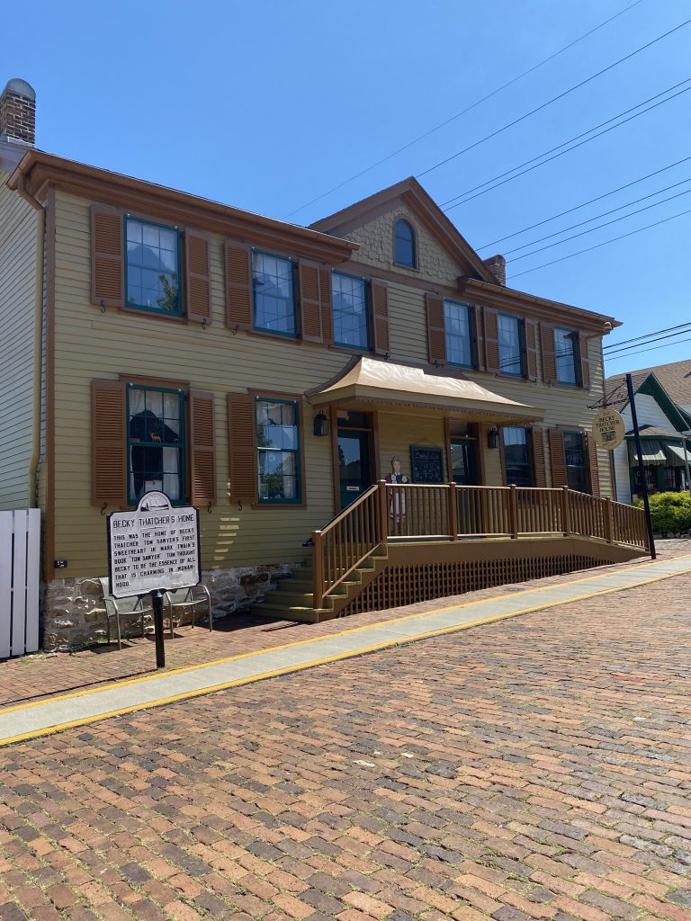 Becky Thatcher's house in Hannibal