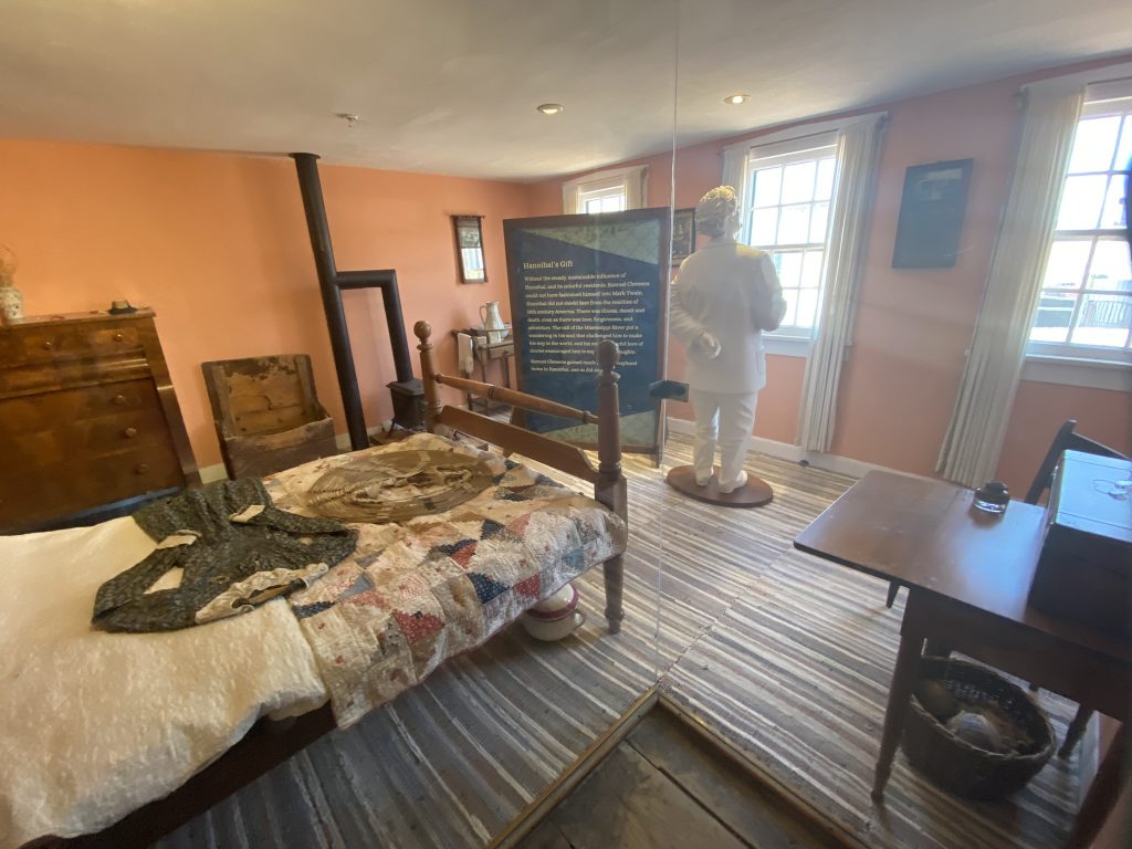 front room of the Clemens house in Hannibal